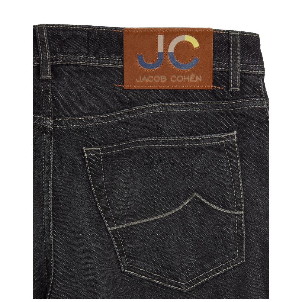 Jacob Cohen Black Cotton Jeans & Pant Jacob Cohen