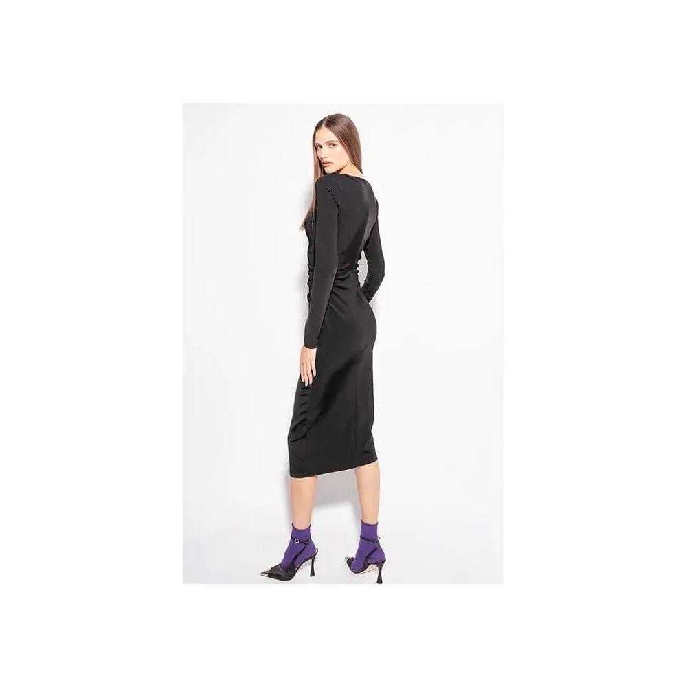 PINKO Black Viscose Dress PINKO