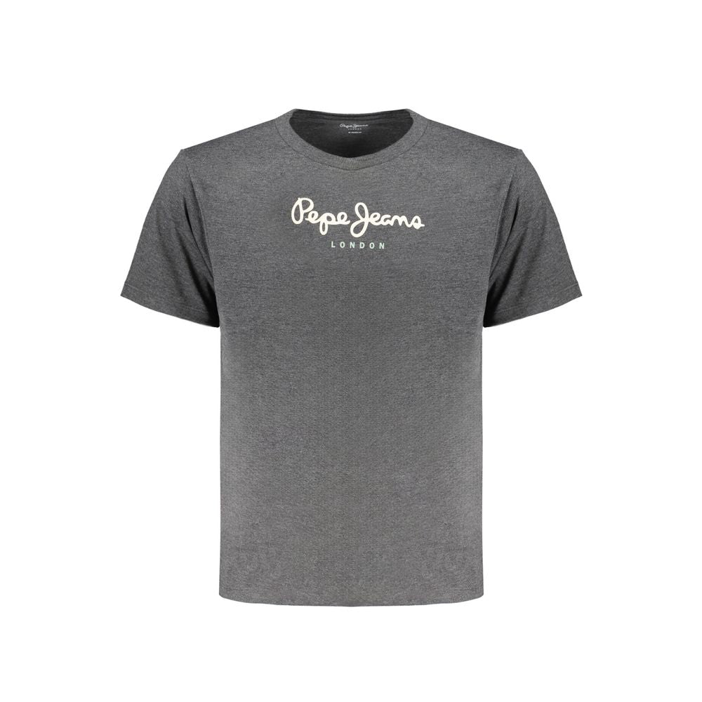 Pepe Jeans Gray Cotton Men T-Shirt Pepe Jeans