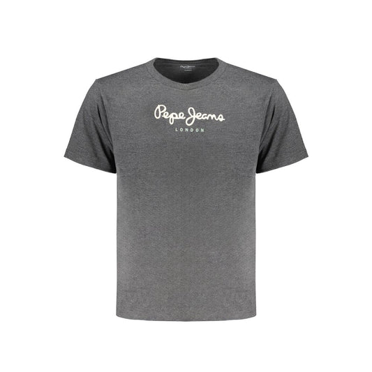 Pepe Jeans Gray Cotton Men T-Shirt Pepe Jeans