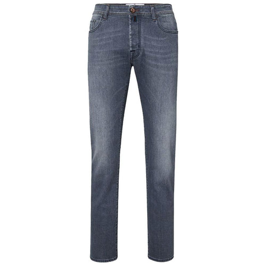 Jacob Cohen Blue Cotton Men Jeans Jacob Cohen