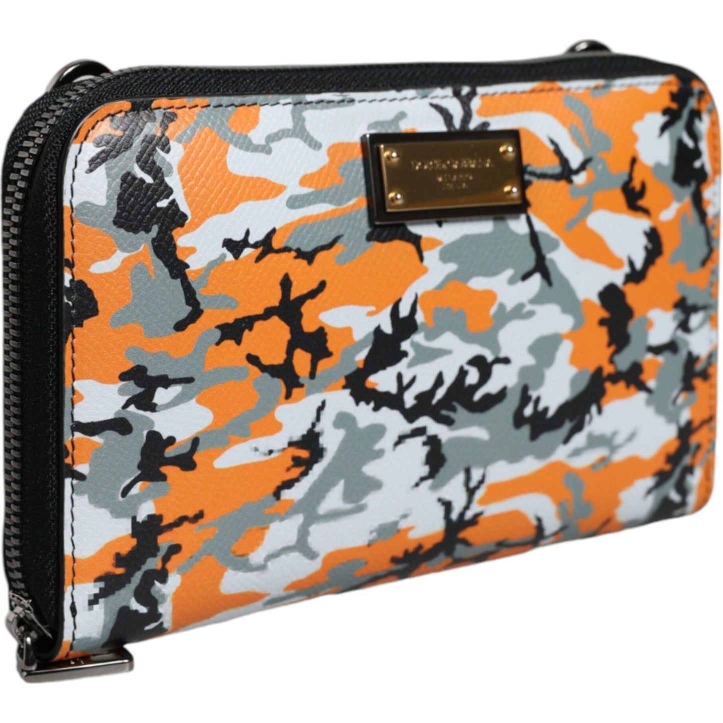 Dolce & Gabbana Multicolor Camouflage Leather Purse Cross Body Bag Dolce & Gabbana