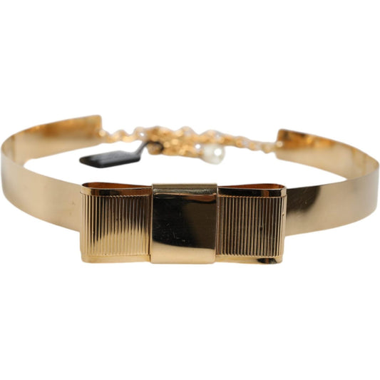 Dolce & Gabbana Gold Brass Adjustable Women Waist Chain Belt Dolce & Gabbana