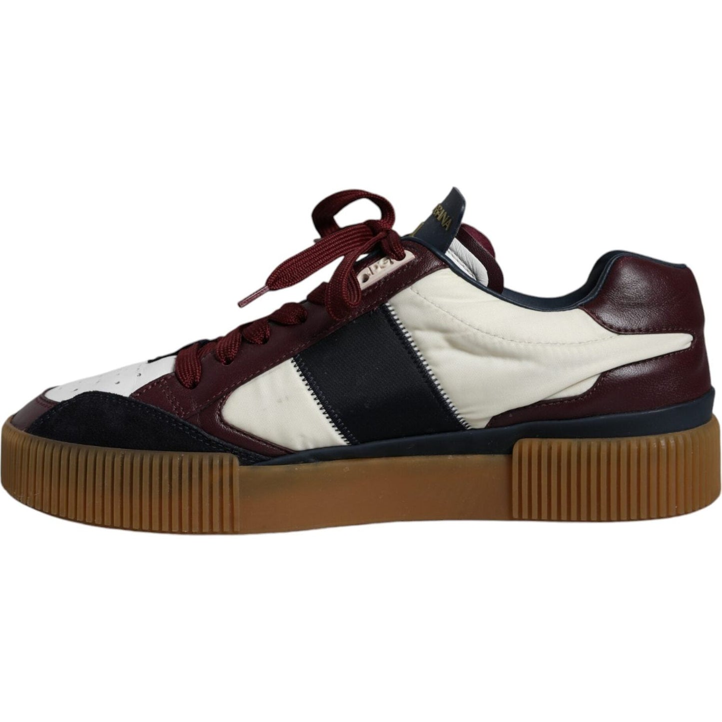 Dolce & Gabbana Multicolor Miami Leather Low Top Sneakers Shoes Dolce & Gabbana