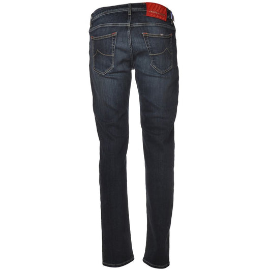 Jacob Cohen Blue Cotton Jeans & Pant Jacob Cohen