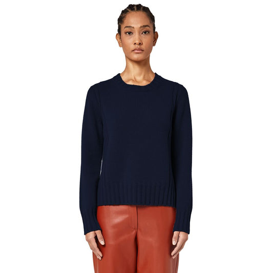 Alpha Studio Blue Cashmere Sweater Alpha Studio