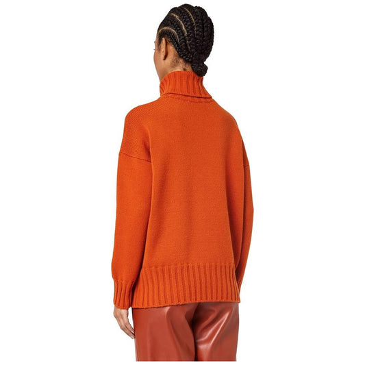 Alpha Studio Orange Cashmere Sweater Alpha Studio