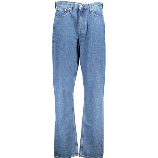 Calvin Klein Blue Cotton Jeans & Pant Calvin Klein