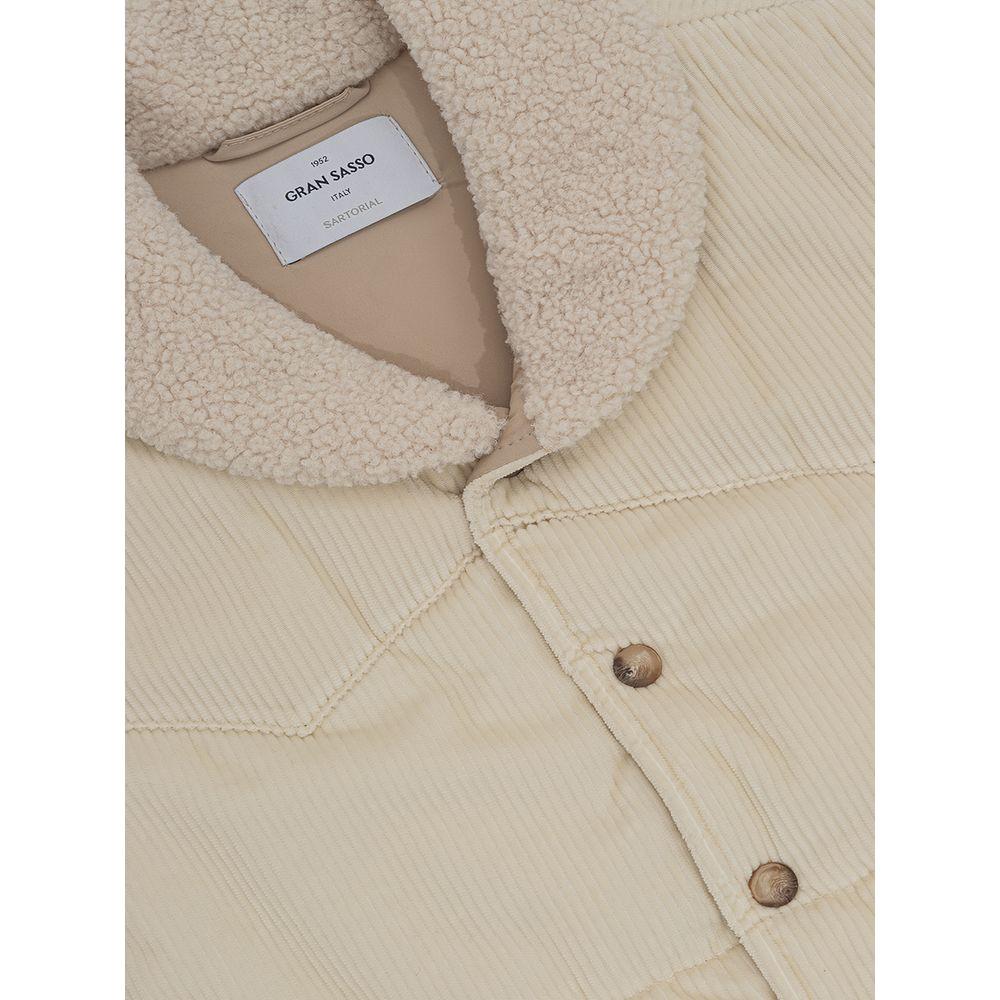 Gran Sasso White Cotton Jacket Gran Sasso