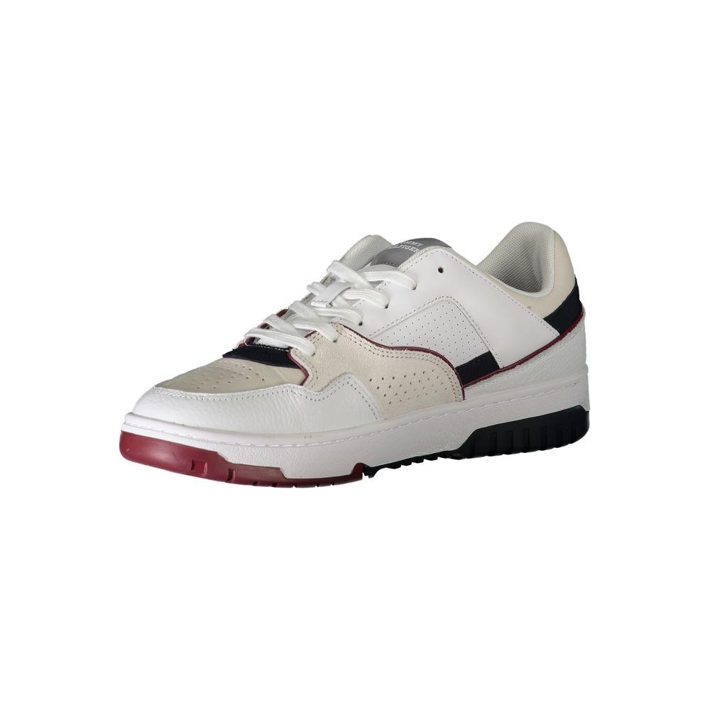 Tommy Hilfiger White Polyethylene Men Sneaker Tommy Hilfiger