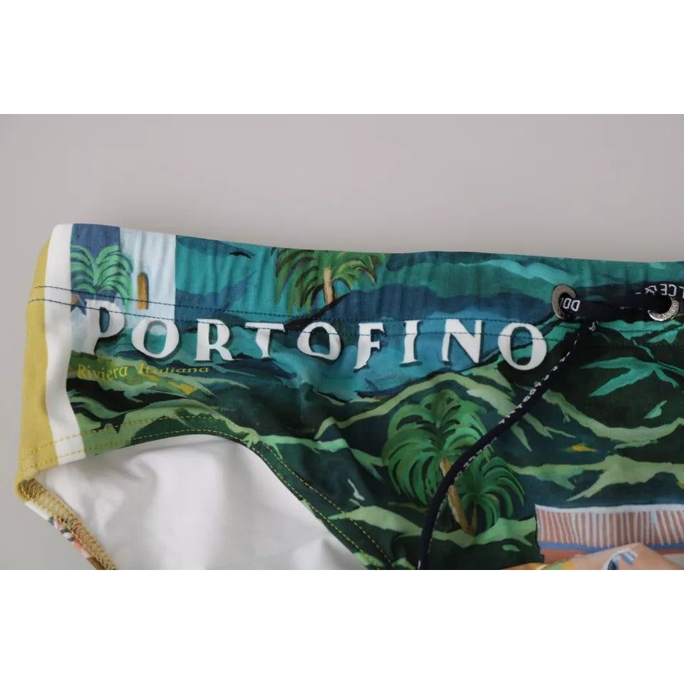 Dolce & Gabbana Multicolor PORTOFINO Beachwear Brief Swimwear Dolce & Gabbana