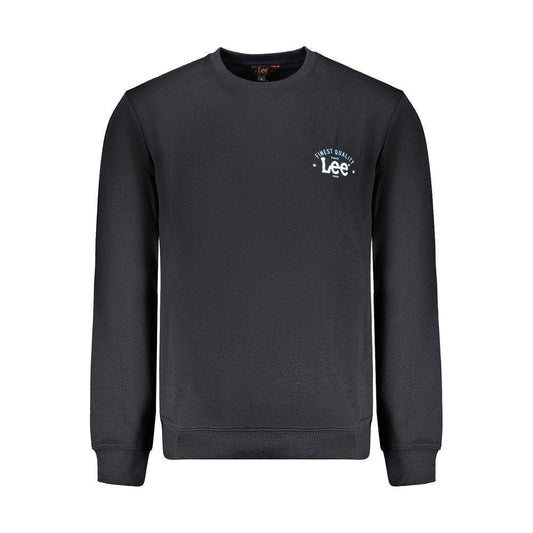 Lee Black Cotton Men Sweater Lee