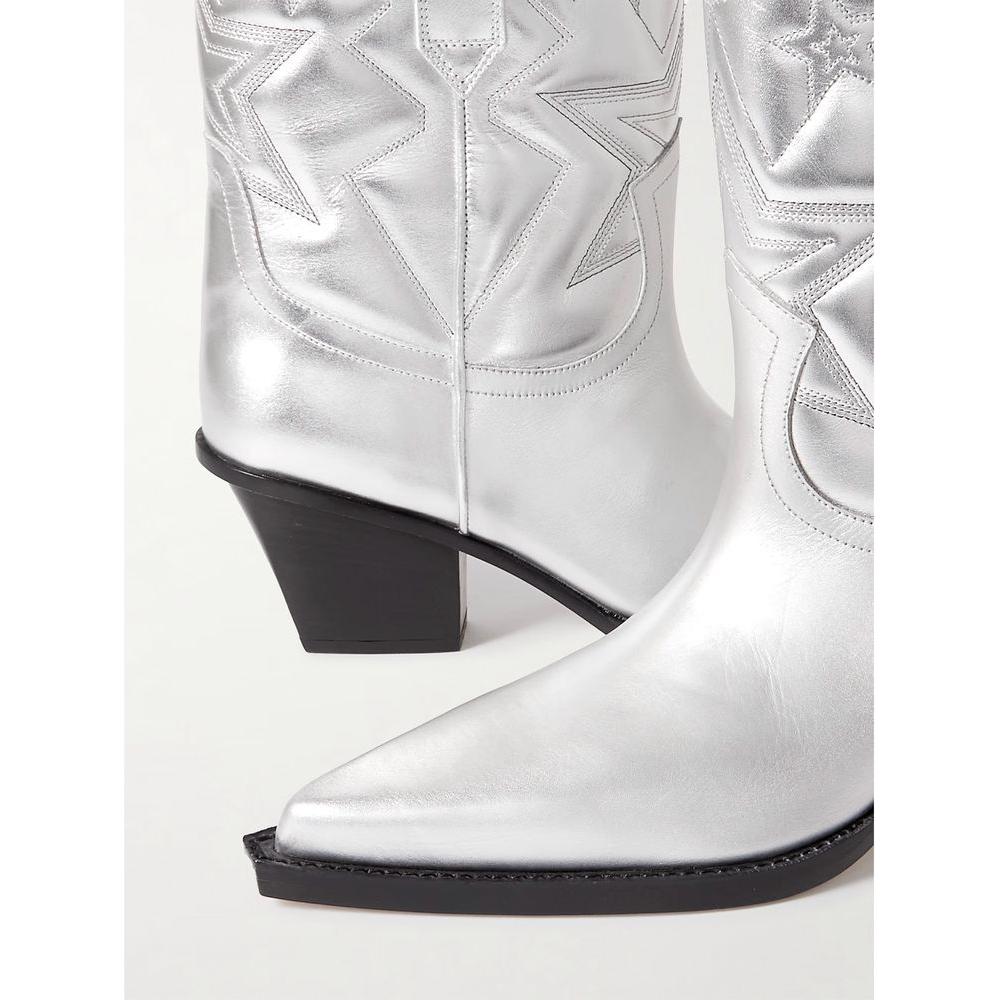 Paris Texas Gray Leather Boot Paris Texas