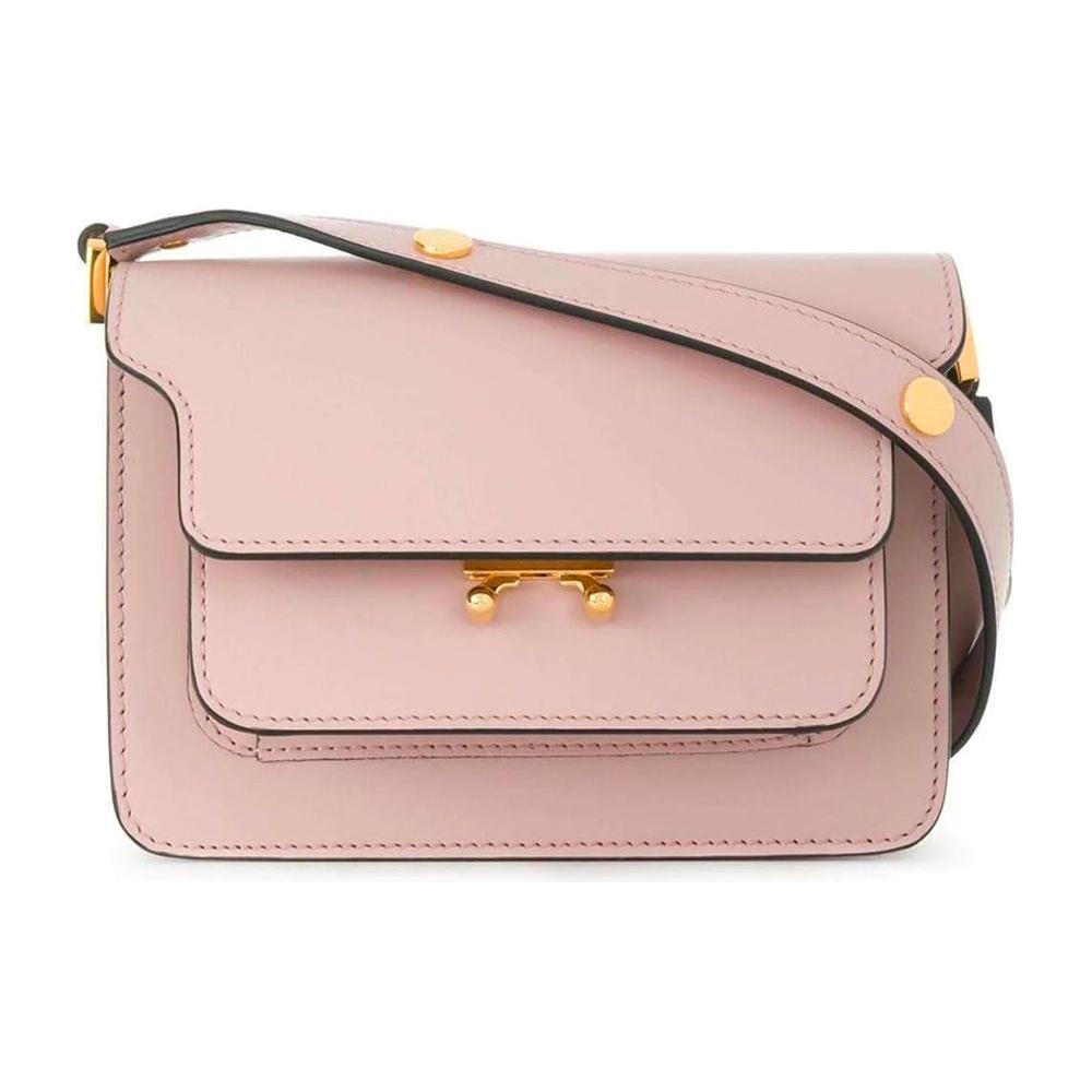 Marni Pink Leather Crossbody Bag