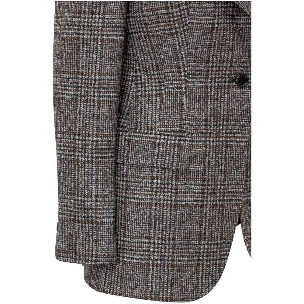 Dolce & Gabbana Brown Wool Jackets & Coat