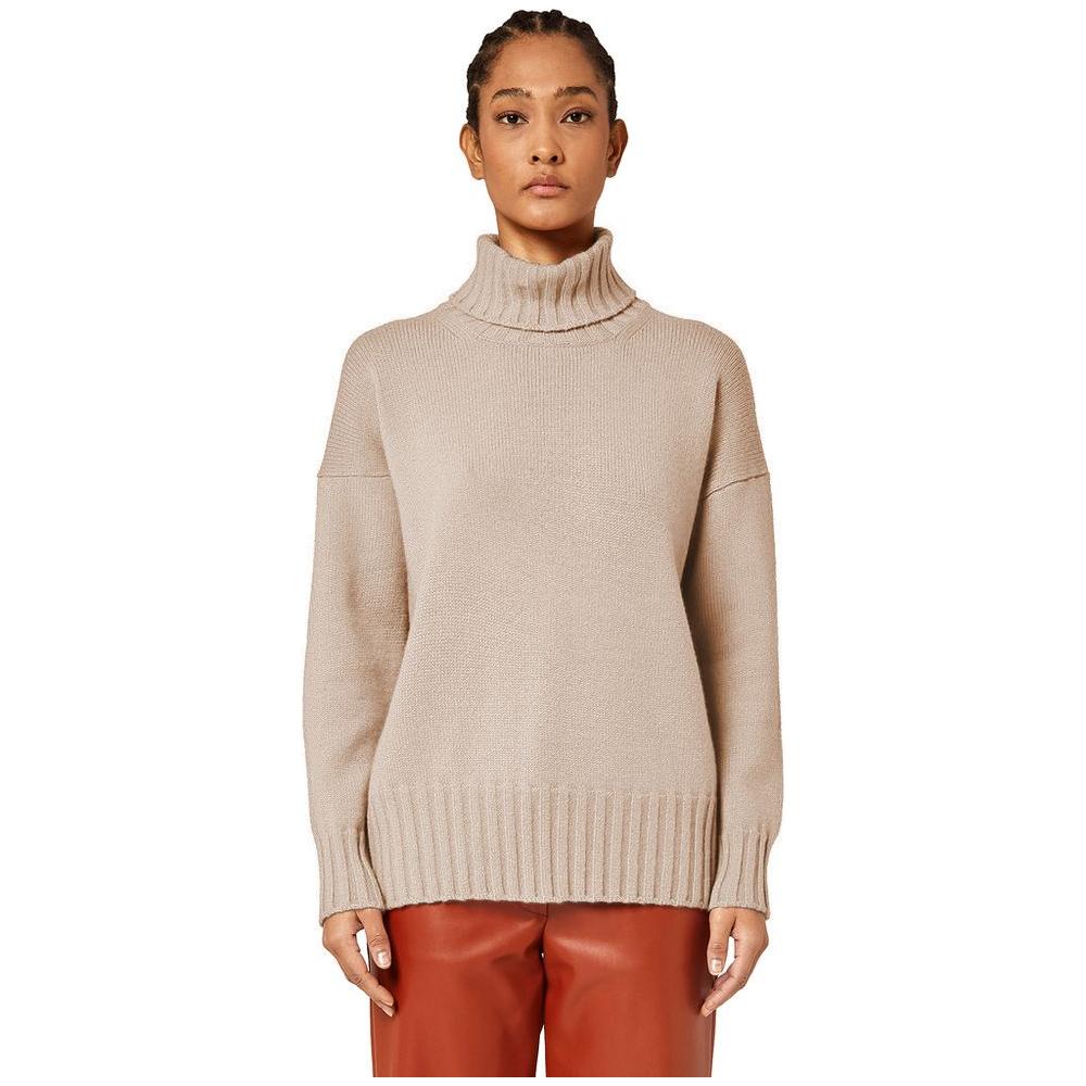 Alpha Studio Beige Cashmere Sweater