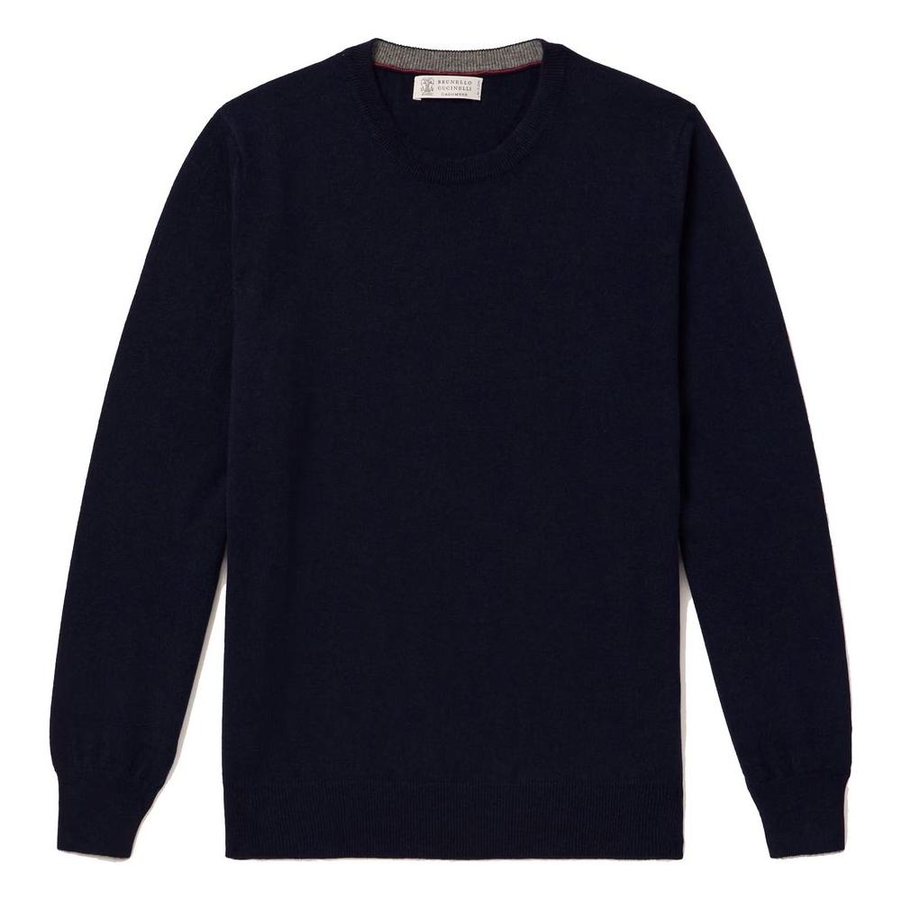 Brunello Cucinelli Blue Wool Sweater