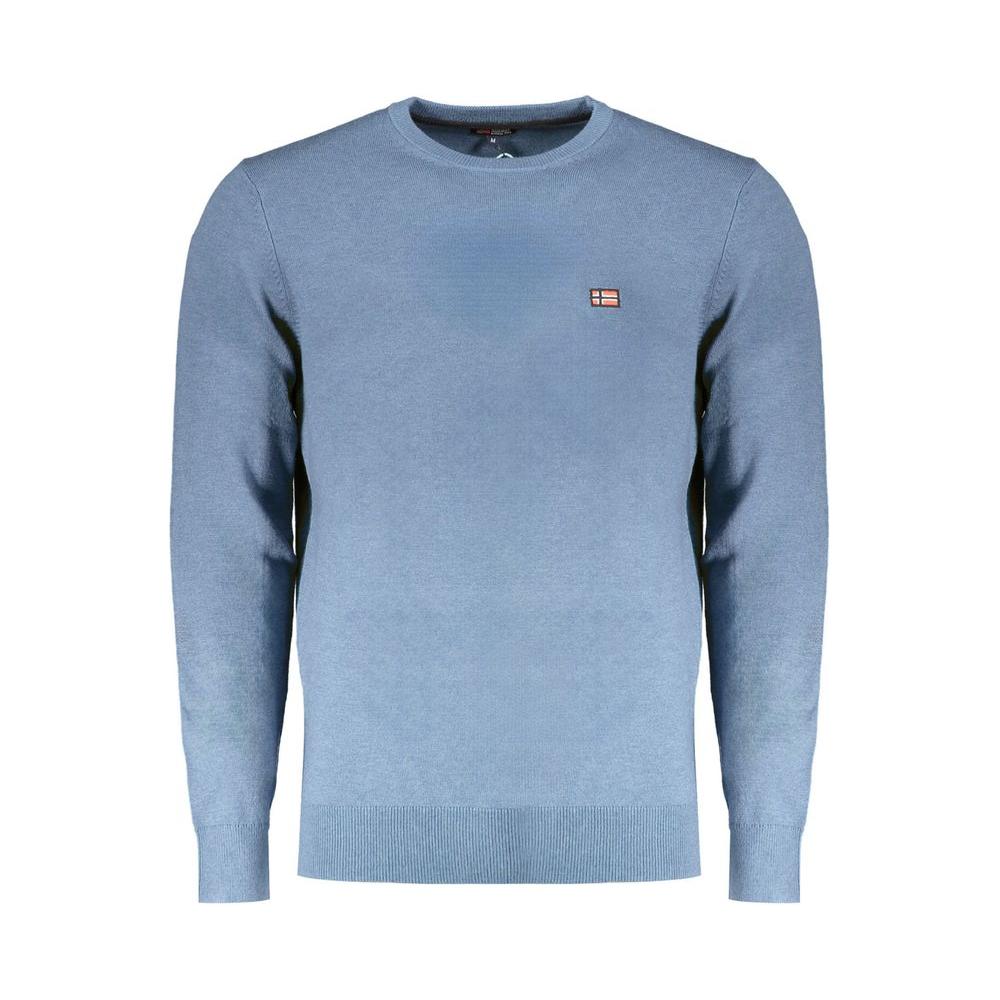 Norway 1963 Light Blue Wool Men Sweater