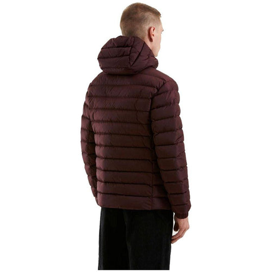 Refrigiwear Red Nylon Men's Down Jacket Refrigiwear