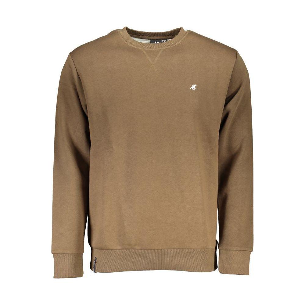 U.S. Grand Polo Brown Cotton Sweater U.S. Grand Polo