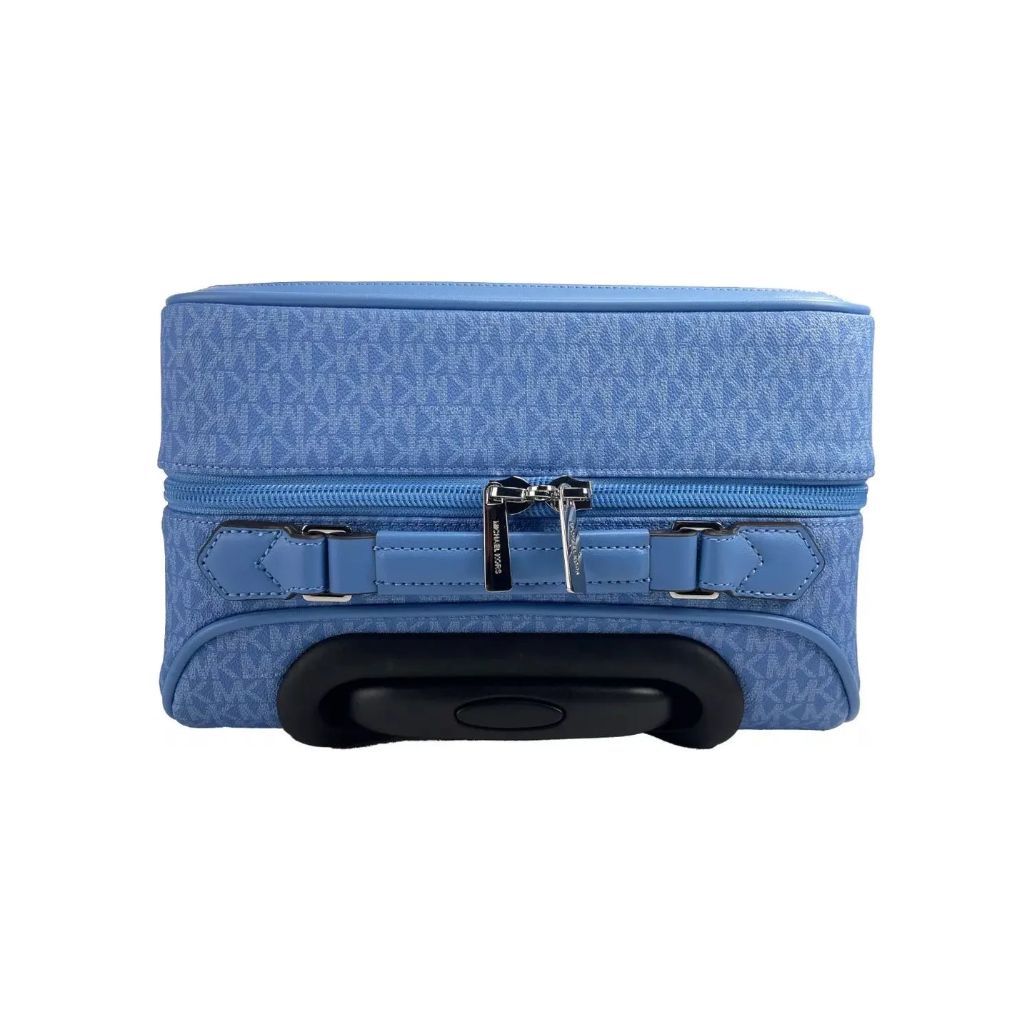 Michael Kors Travel Small Pacific Blue Signature Trolley Rolling Suitcase Carry On Michael Kors