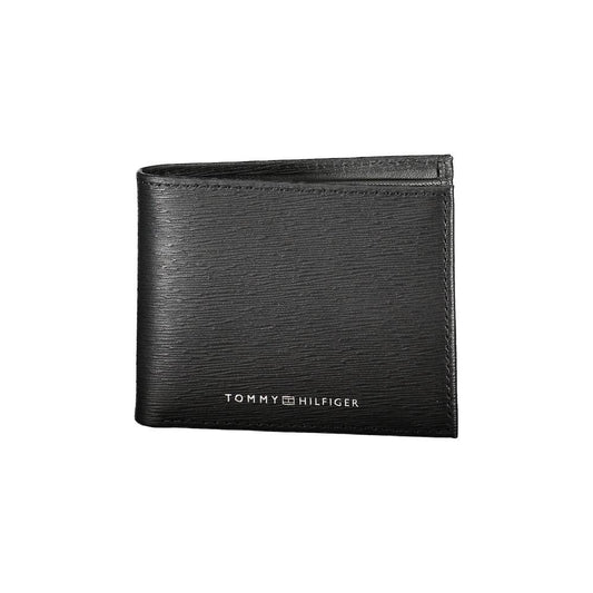 Tommy Hilfiger Black Leather Wallet Tommy Hilfiger