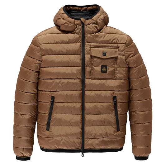 Refrigiwear Brown Nylon Jacket Refrigiwear