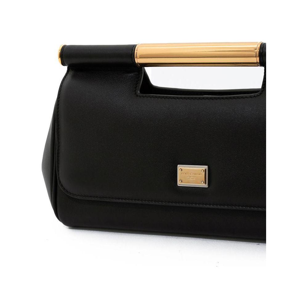 Dolce & Gabbana Black Leather Handbag Dolce & Gabbana