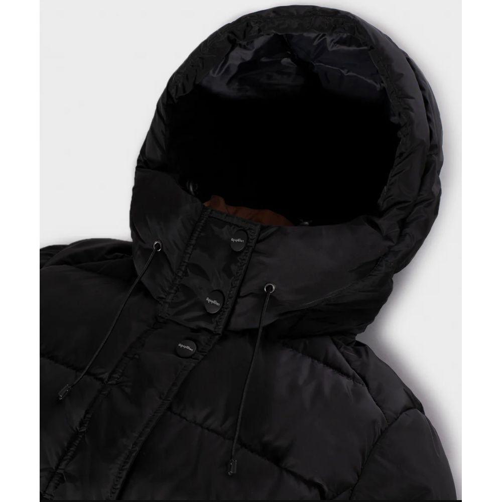 Refrigiwear Black Nylon Jackets & Coat Refrigiwear