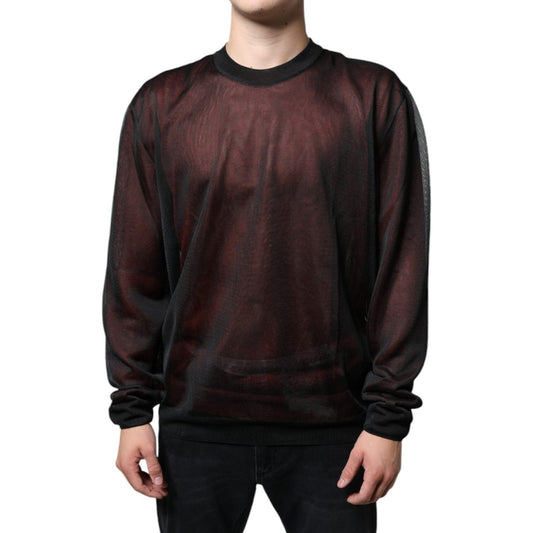 Dolce & Gabbana Brown Polyester Pullover Sweatshirt Sweater Dolce & Gabbana