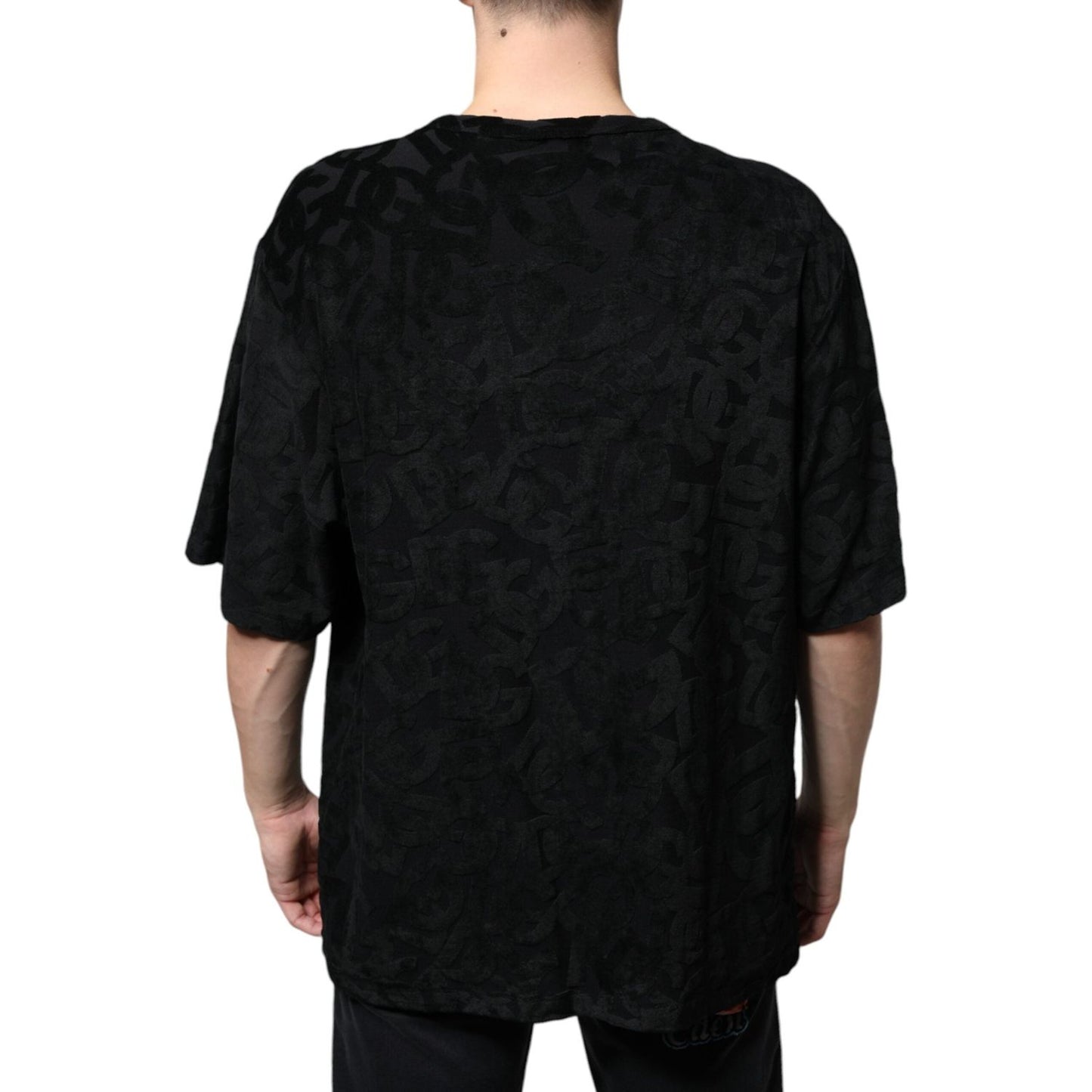 Dolce & Gabbana Black DG Mania Logo Print T-shirt Dolce & Gabbana