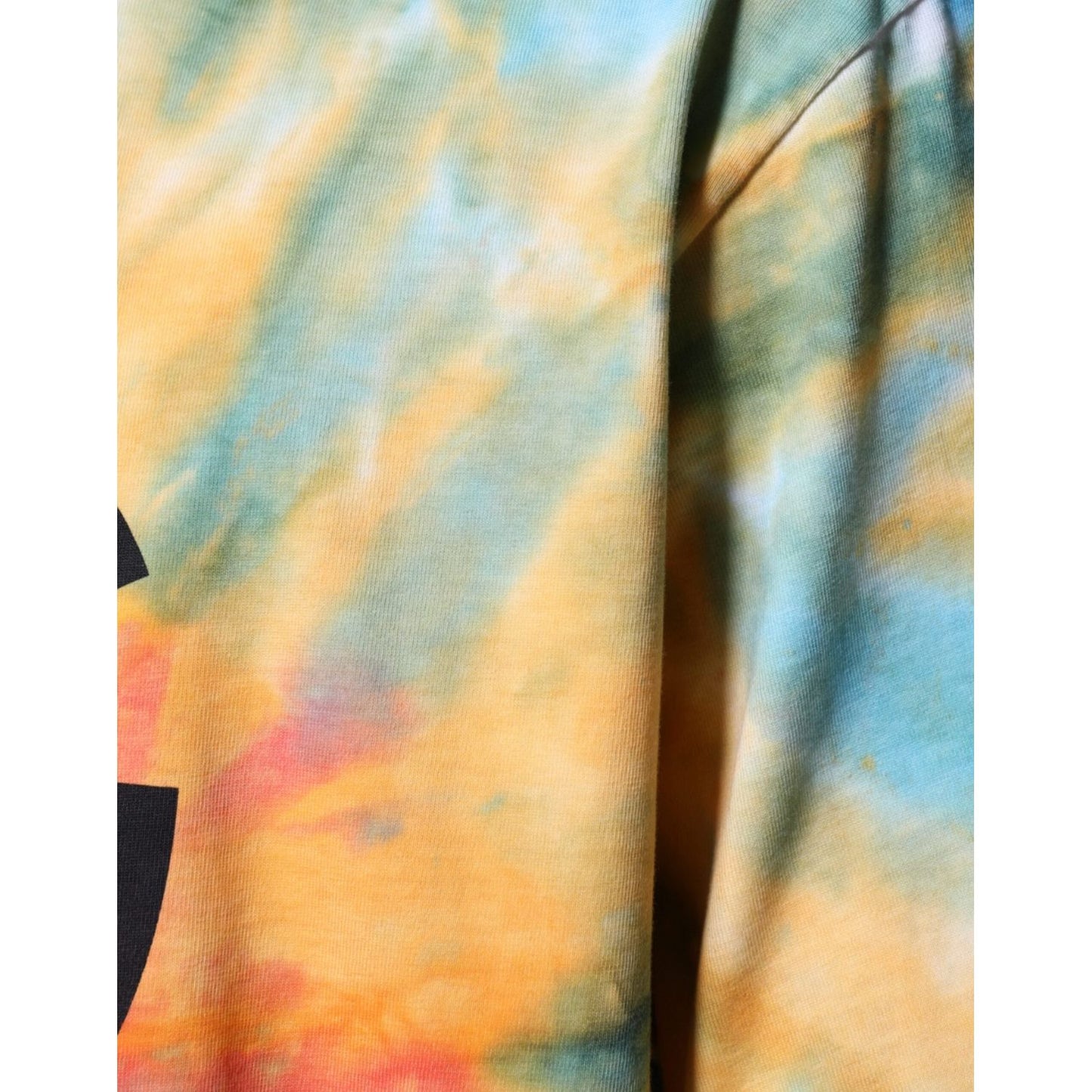 Dolce & Gabbana Multicolor Tie-Dye Logo Cotton T-shirt Dolce & Gabbana