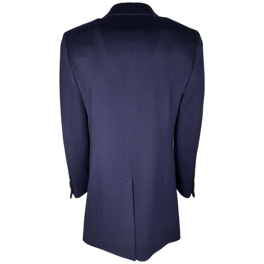 Made in Italy Blue Cashmere Jacket Made in Italy