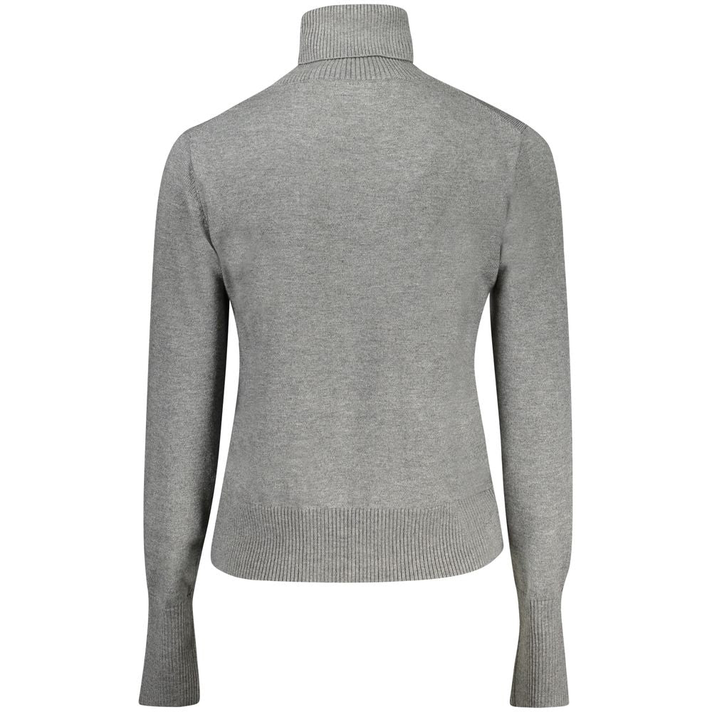 Guess Jeans Gray Polyester Sweater Guess Jeans