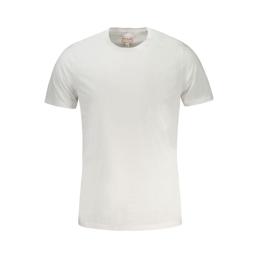 Guess Jeans White Cotton T-Shirt Guess Jeans