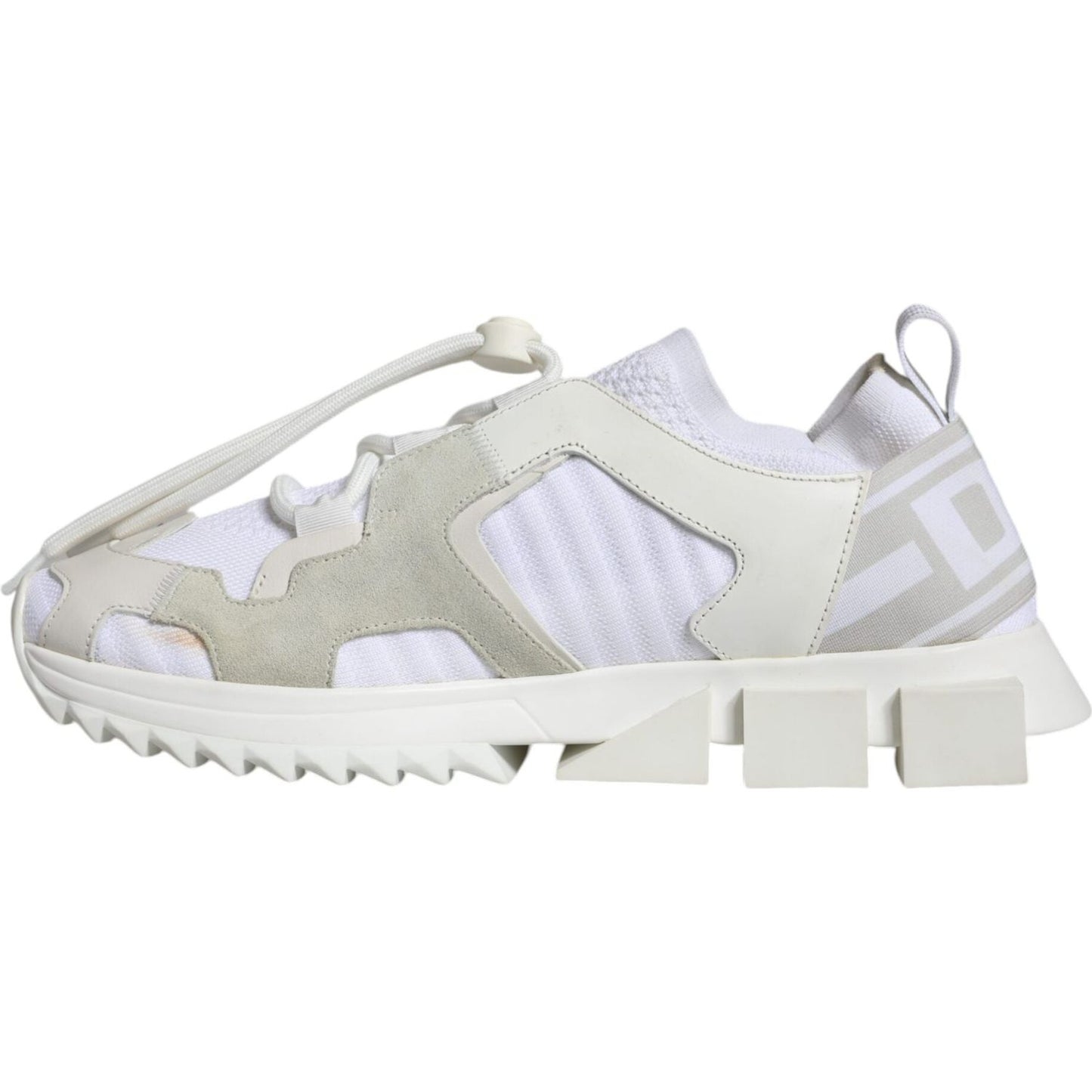 Dolce & Gabbana White Mesh Sorrento Trekking Sneakers Shoes Dolce & Gabbana