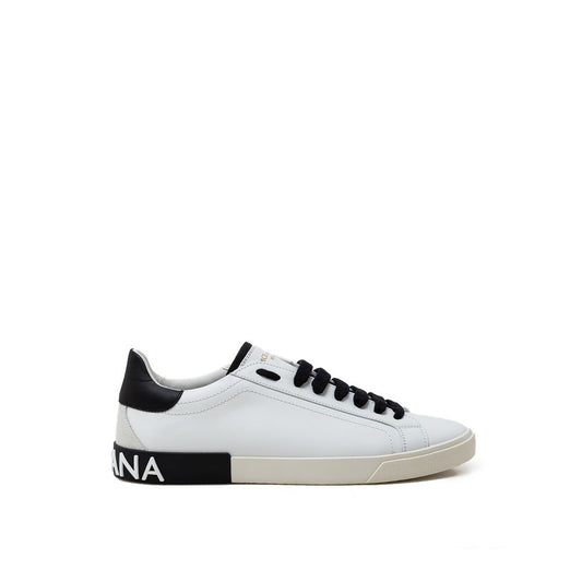 Dolce & Gabbana White Leather Sneaker Dolce & Gabbana