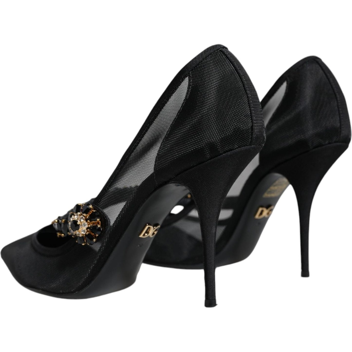 Dolce & Gabbana Red Taormina Lace Crystal Heels Pumps Shoes Dolce & Gabbana