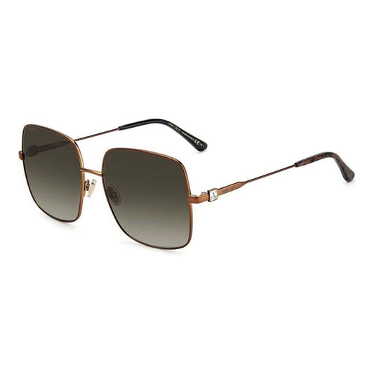 Jimmy Choo Brown Metal Sunglasses