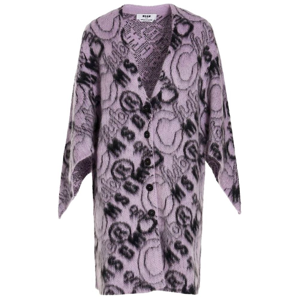 MSGM Purple Acrylic Dress MSGM