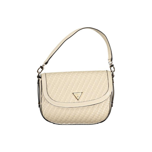 Guess Jeans Beige Polyethylene Handbag Guess Jeans