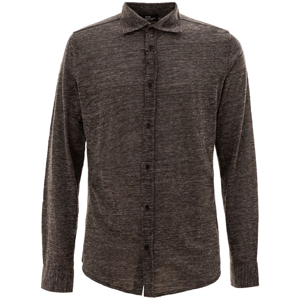 Corneliani Gray Wool Shirt Corneliani