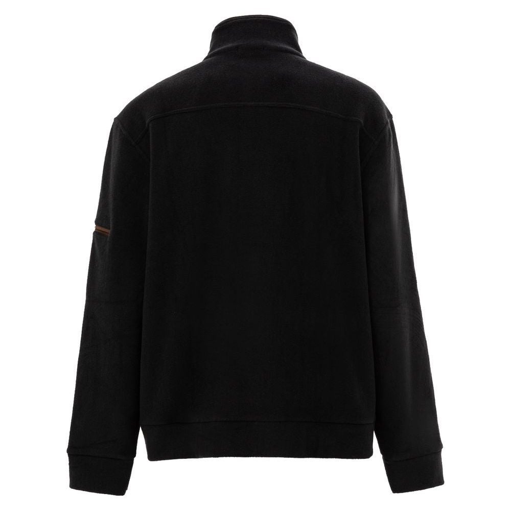 Corneliani Black Viscose Cardigan Corneliani