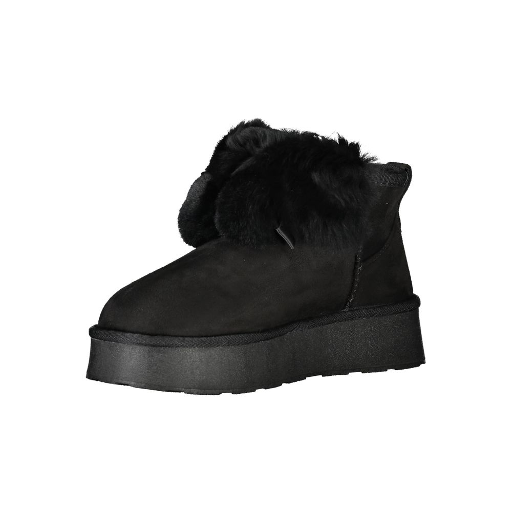 Laura Biagiotti Black Polyester Boot Laura Biagiotti