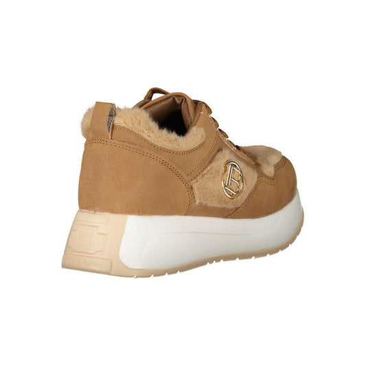 Laura Biagiotti Brown Polyethylene Sneaker Laura Biagiotti