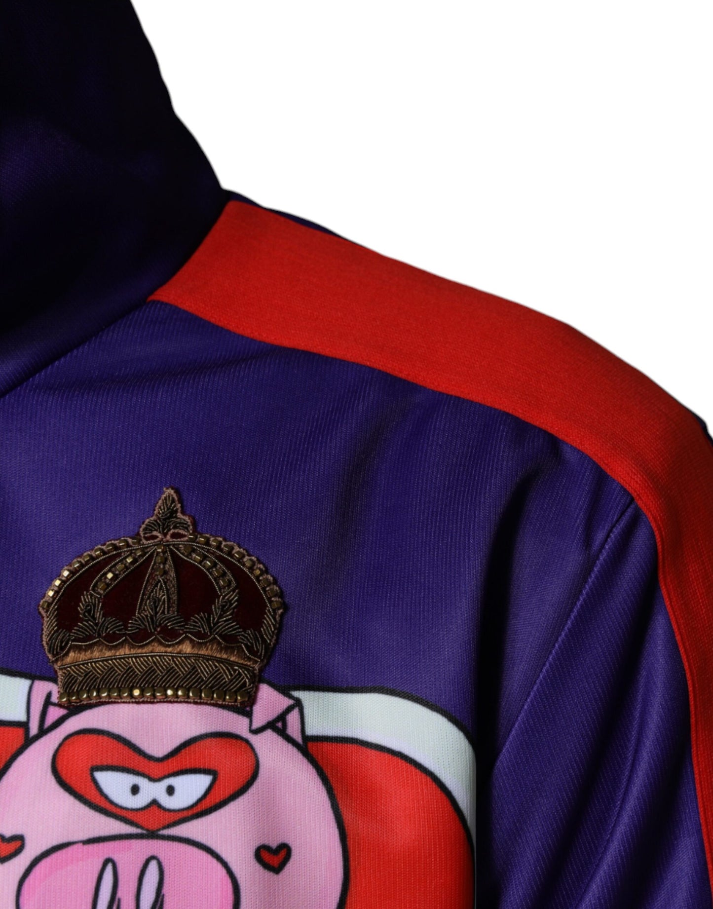 Dolce & Gabbana Purple YEAR OF THE PIG Full Zip Bomber Jacket Dolce & Gabbana