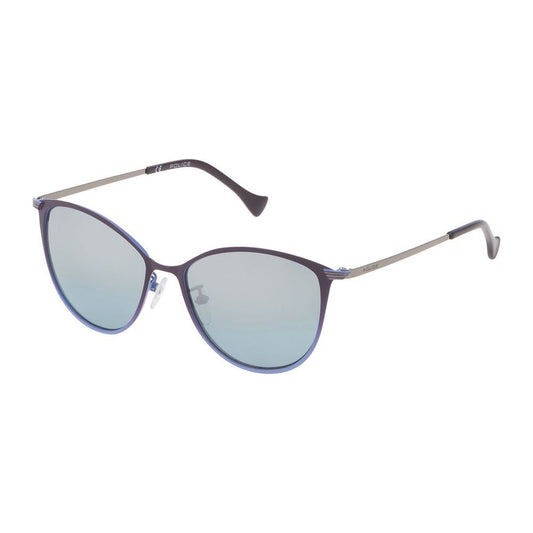 Police Blue Metal Sunglasses Police