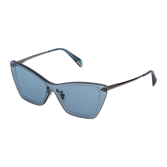 Police Blue Metal Sunglasses Police