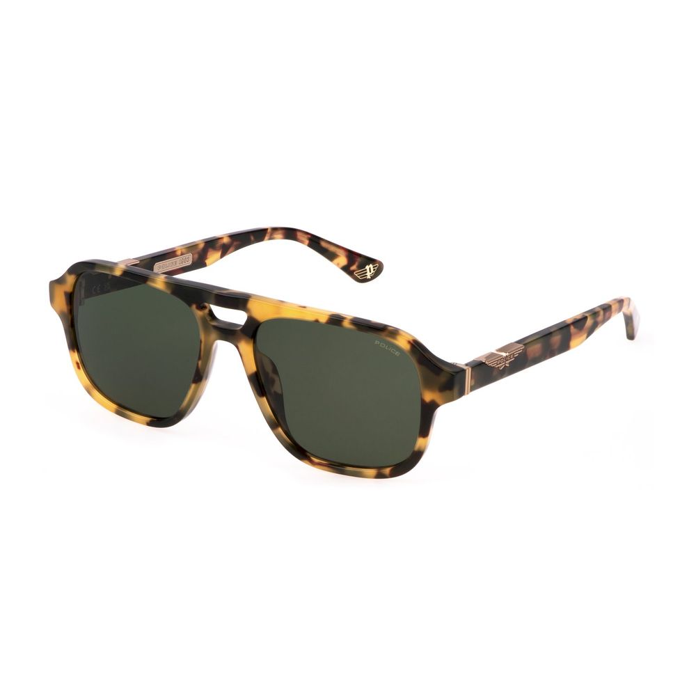 Police Brown Acetate Sunglasses Police