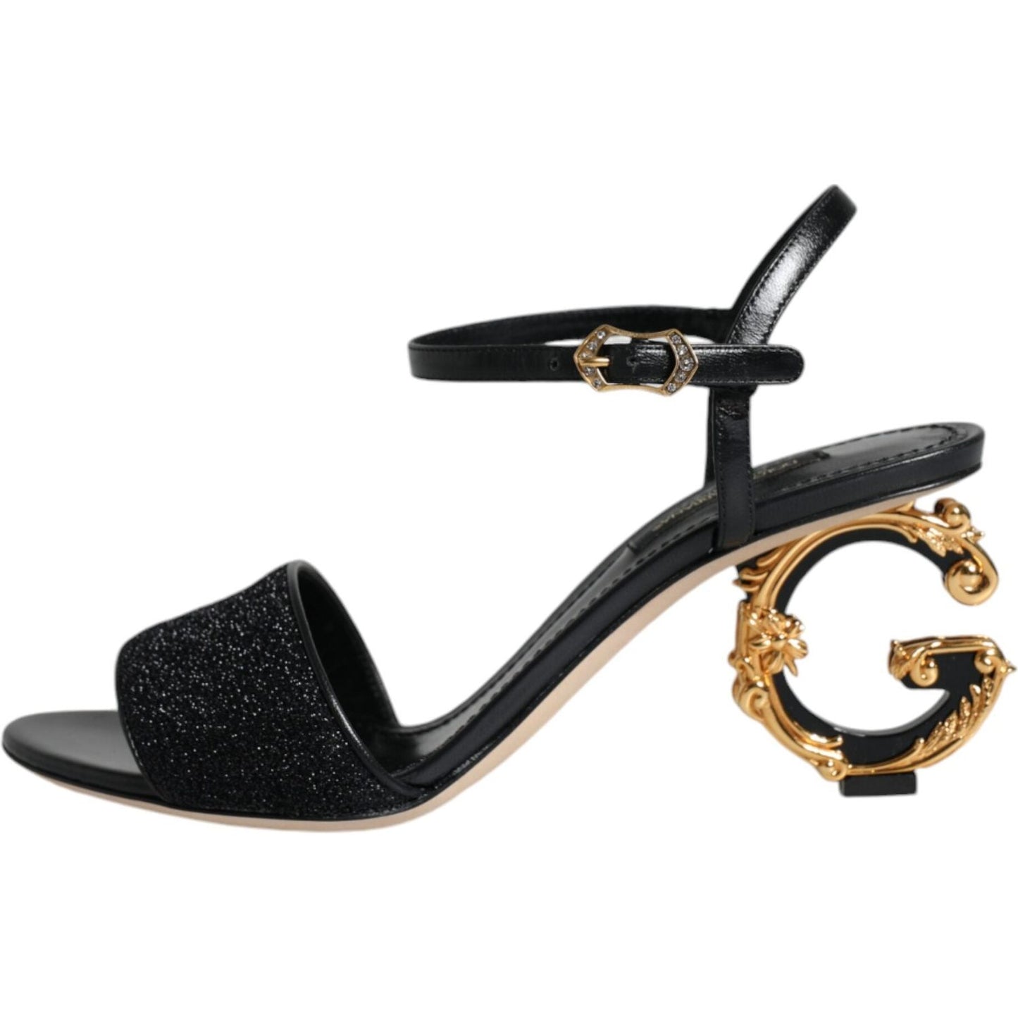 Dolce & Gabbana Black KEIRA Heels Ankle Strap Sandals Shoes Dolce & Gabbana